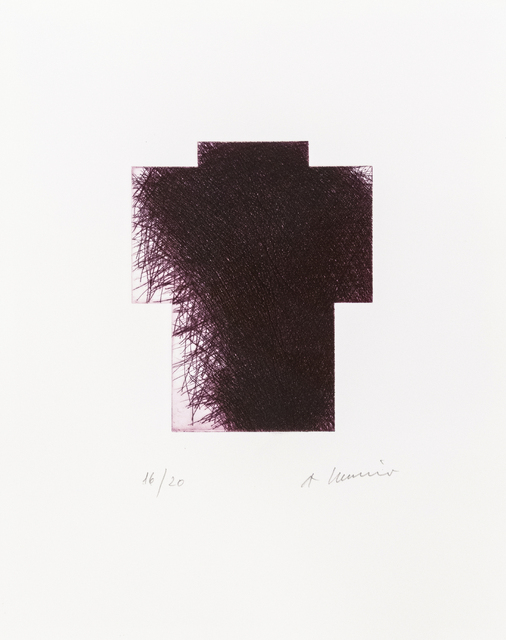 Arnulf Rainer: Kreuz lila, 